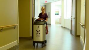 Wendy, the Xenex UV robot. (Credit: WINK News)