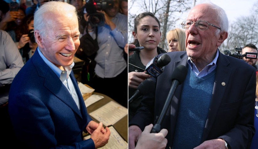 Biden and Sanders pick up wins in first Super Tuesday states. (Credit: CBS News)