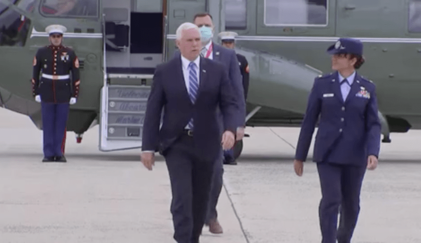 Pence Air Force 2