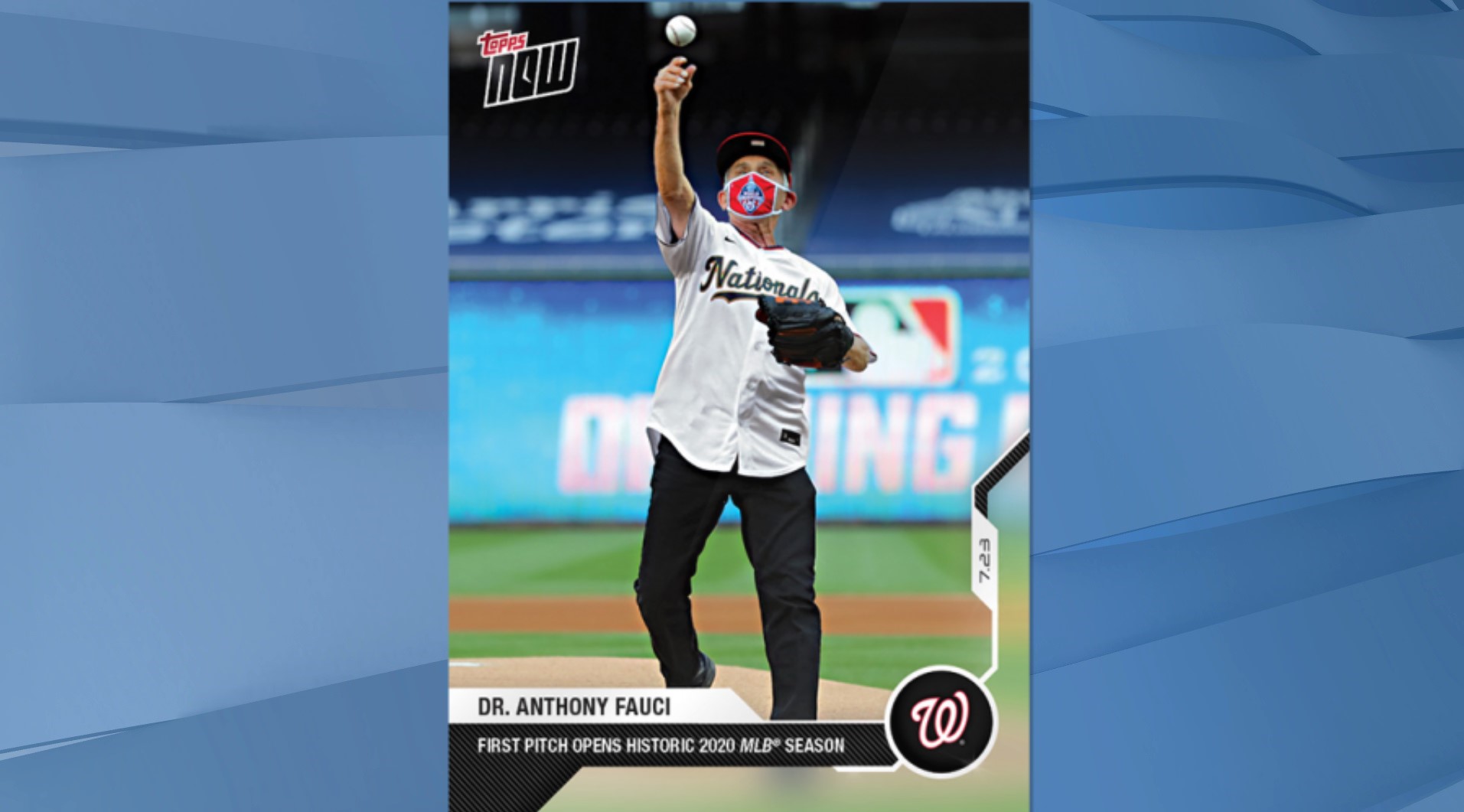 Dr. Anthony Fauci's baseball card just became one of the best selling in  Topps' history