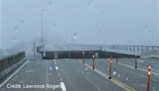 Section Of Pensacola Bay Bridge Collapses During Hurricane Sally - WINK ...