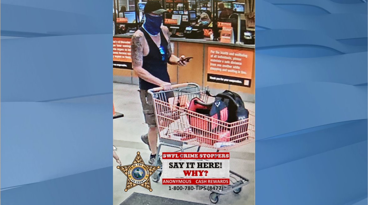 Swfl Crime Stoppers Looking To Identify North Fort Myers Home Depot Shoplifter Wink News