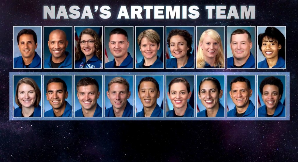 NASA announces ‘Artemis Team’ of astronauts for future moon missions