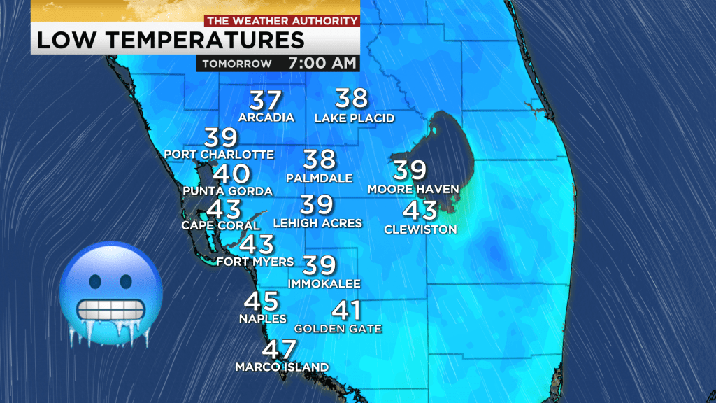 Another cold start for Wednesday morning