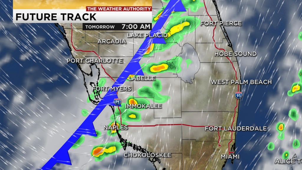 Next cold front arrives Monday