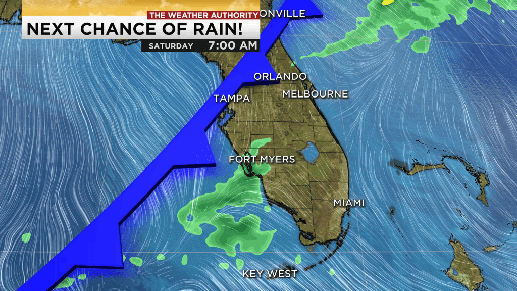 Another pleasant afternoon in SW Florida; tracking 2 cold fronts