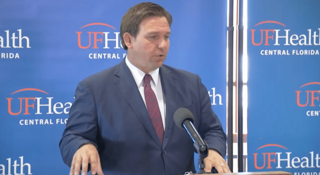 Gov. DeSantis gives COVID-19 vaccine update from The Villages