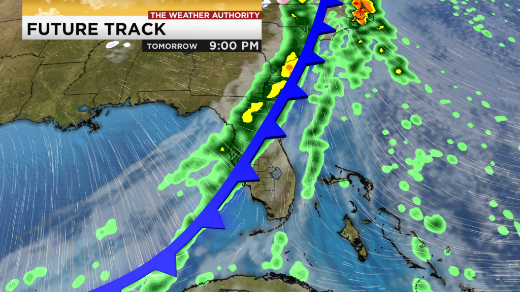 Powerful cold front to move across SWFL late Christmas Eve