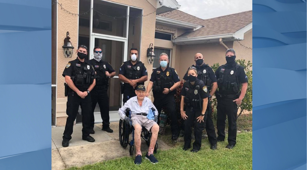 Cape Coral Police help WWII veteran celebrate his birthday