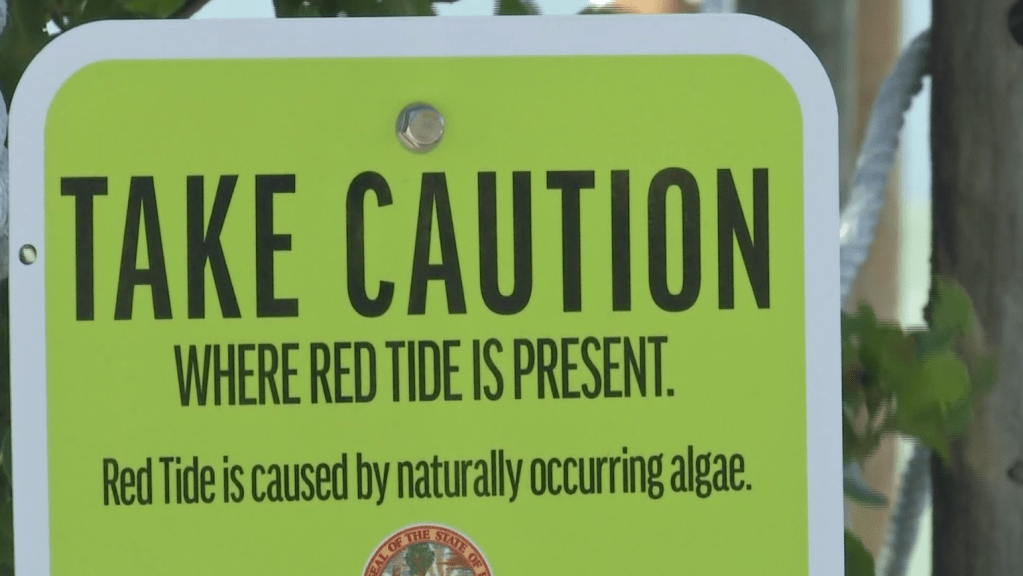 Red Tide off one SWFL beach prompts warning