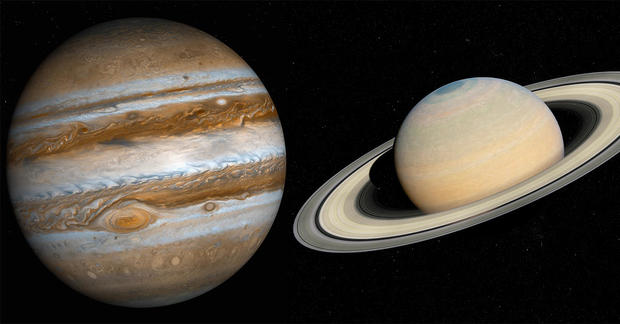 Jupiter and Saturn will come within 0.1 degrees of each other, forming the first visible “double planet” in 800 years