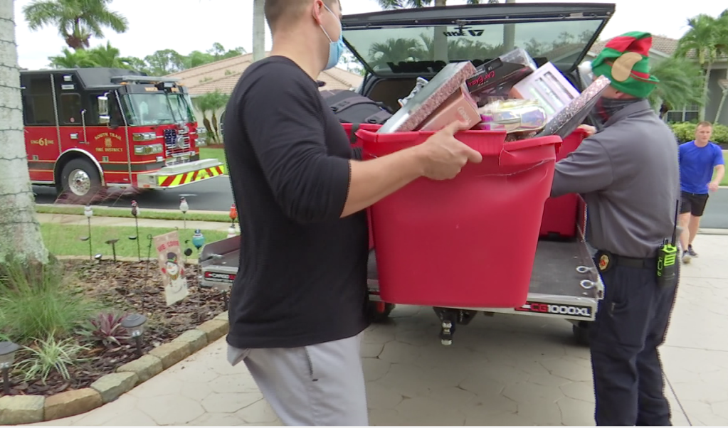 South Trail Fire Department delivers toys to the community