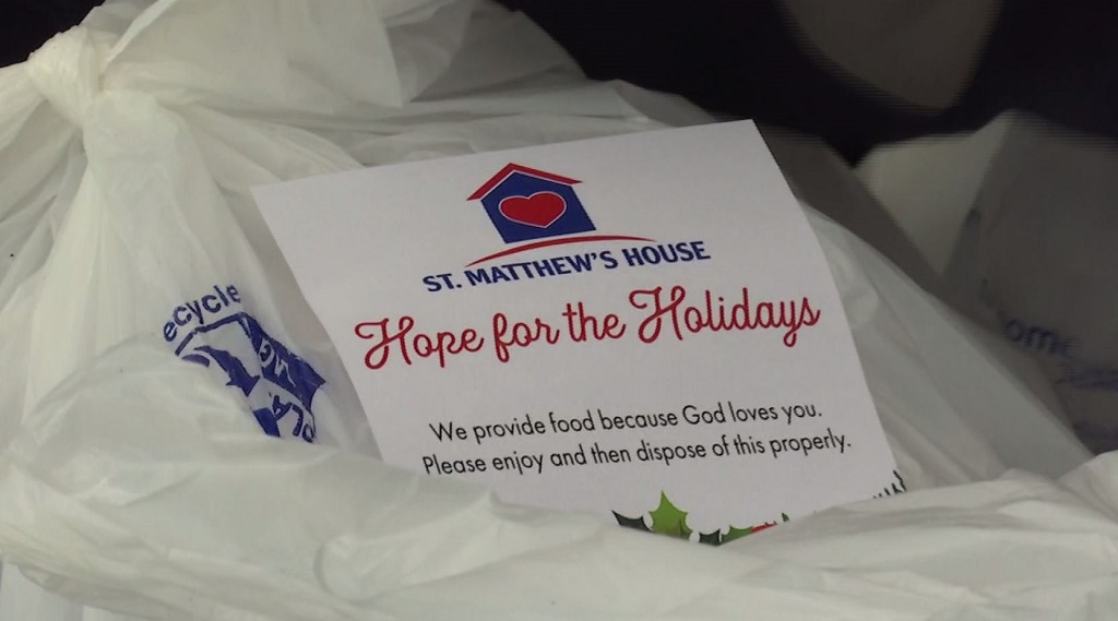 St. Matthew’s House ensures community members have a meal on Christmas