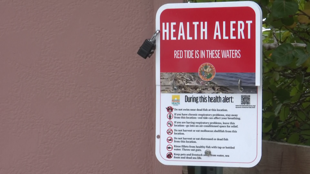 DOH-Lee issues health alert for red tide along Lee County coast