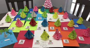 Christmas tree cards