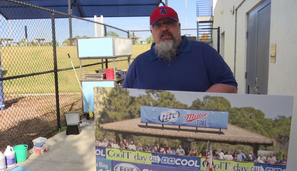 Charlotte Stone Crabs sells items that used to sit in the sports park