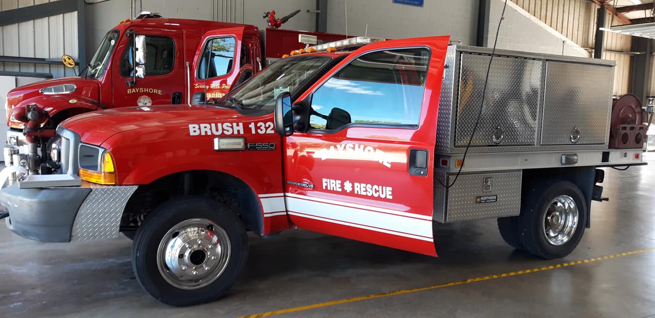 Bayshore Fire & Rescue's stolen truck found in Manatee County