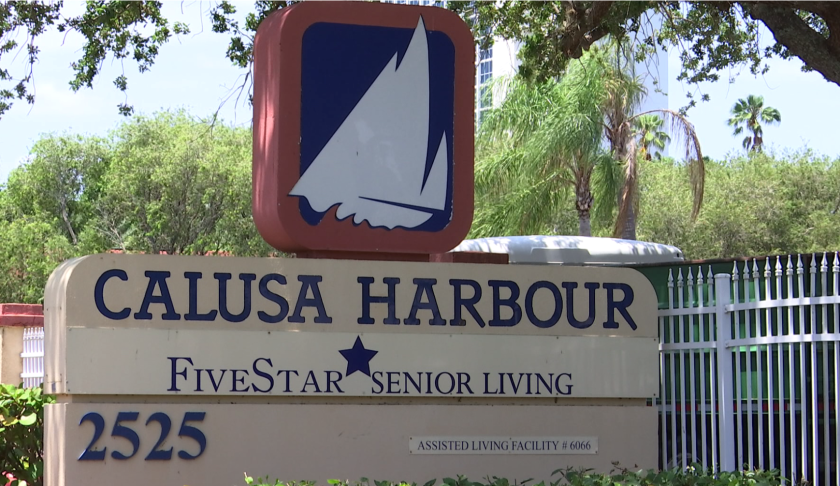 Calusa harbour sign