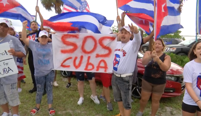 sanibel cuba protest