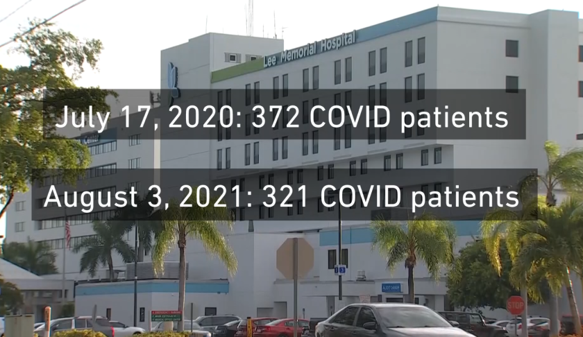 Lee Health COVID hospitalizations