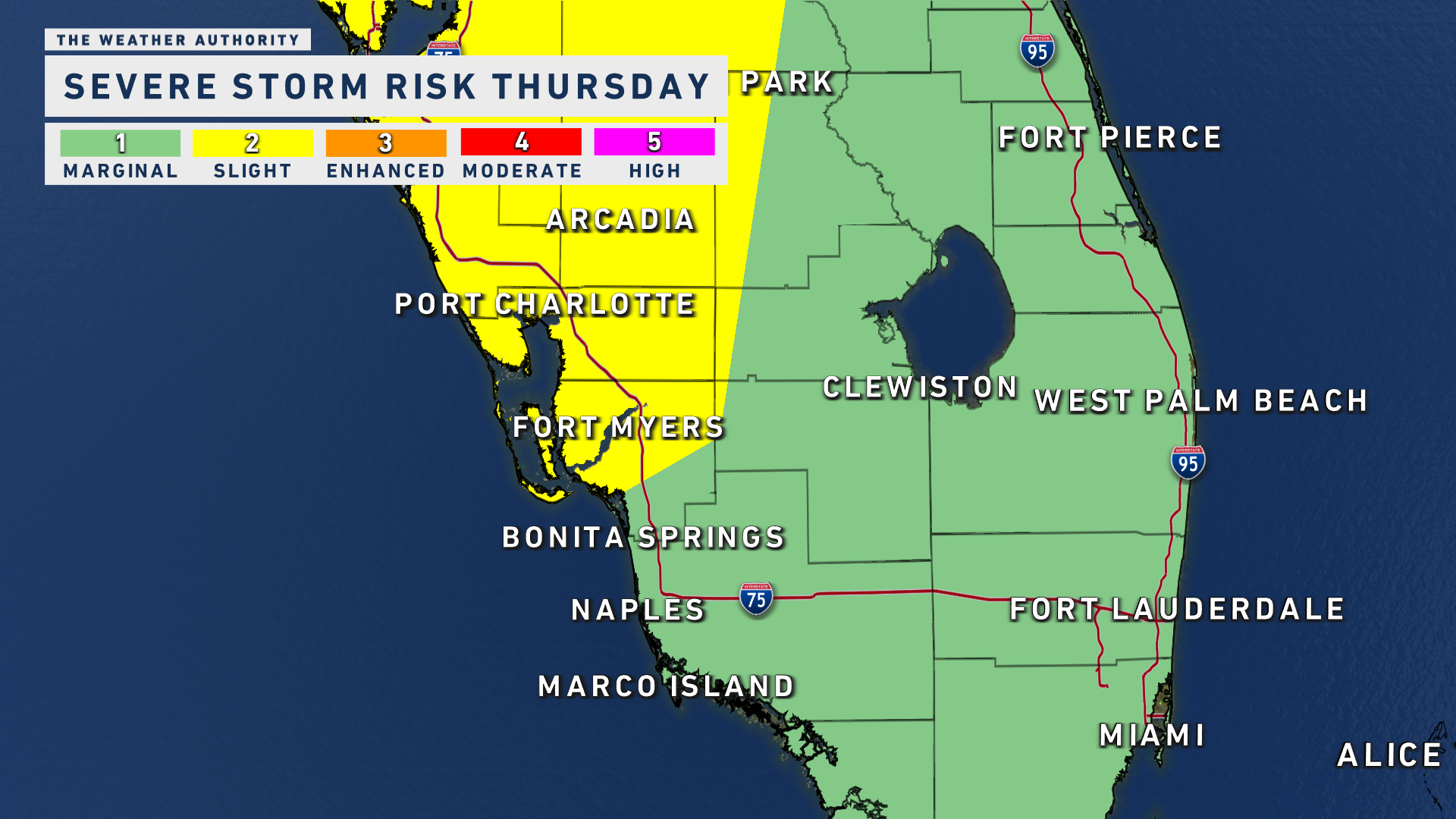 Lower Humidity Wednesday; Cold Front May Bring Severe Weather To SWFL ...