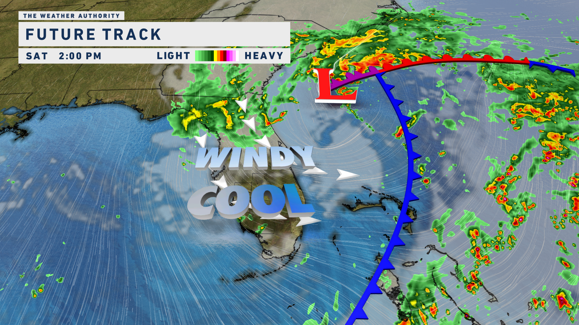 Stray Shower on Friday Storms Likely on Monday and Tuesday