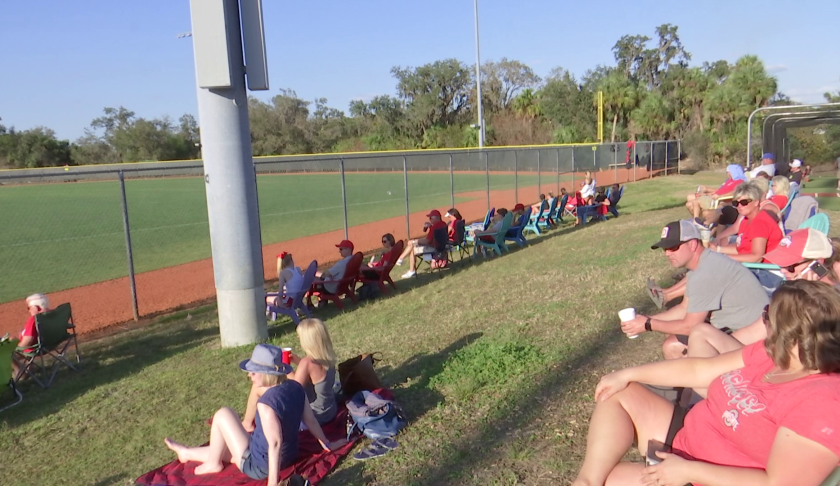 baseball fans at snowbird classic