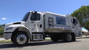 Cape Coral garbage truck