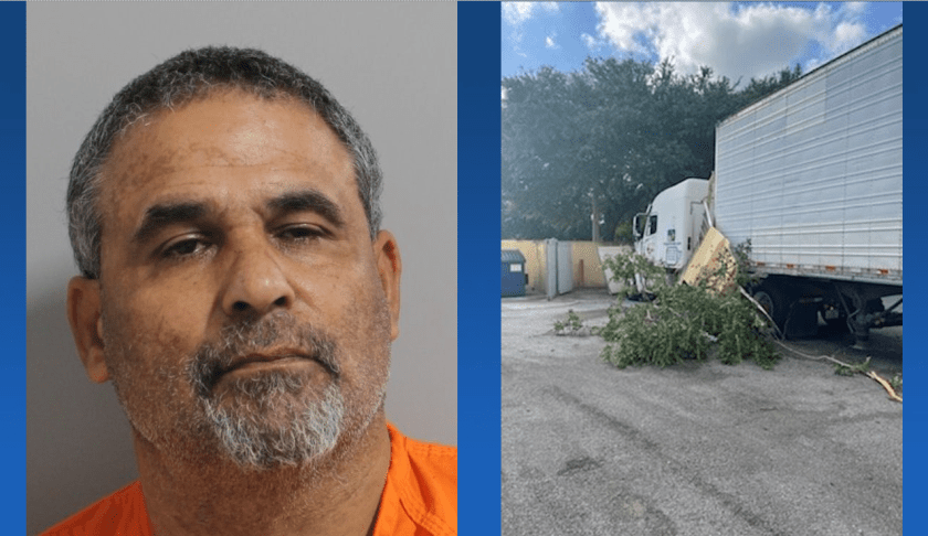 Cape Coral tractor-trailer delivery driver Michael Calvo admitted to smoking meth before he crashed into the back of a Publix shopping center on Thursday afternoon.