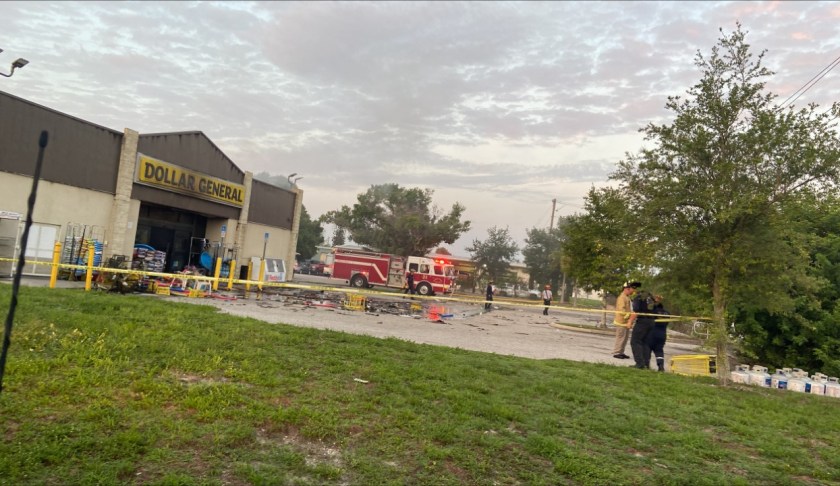 On Wednesday night, a large fire sparked inside a Dollar General on Duncan Road in Charlotte County.
