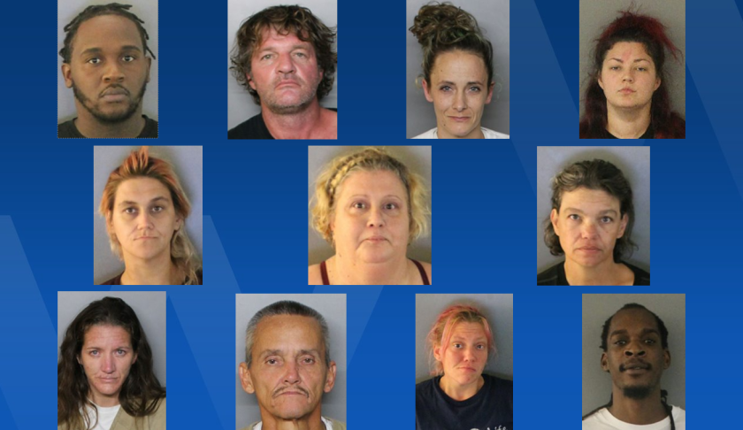 54 suspects have been arrested and 11 more are sought by Charlotte County deputies following a six-month drug operation.