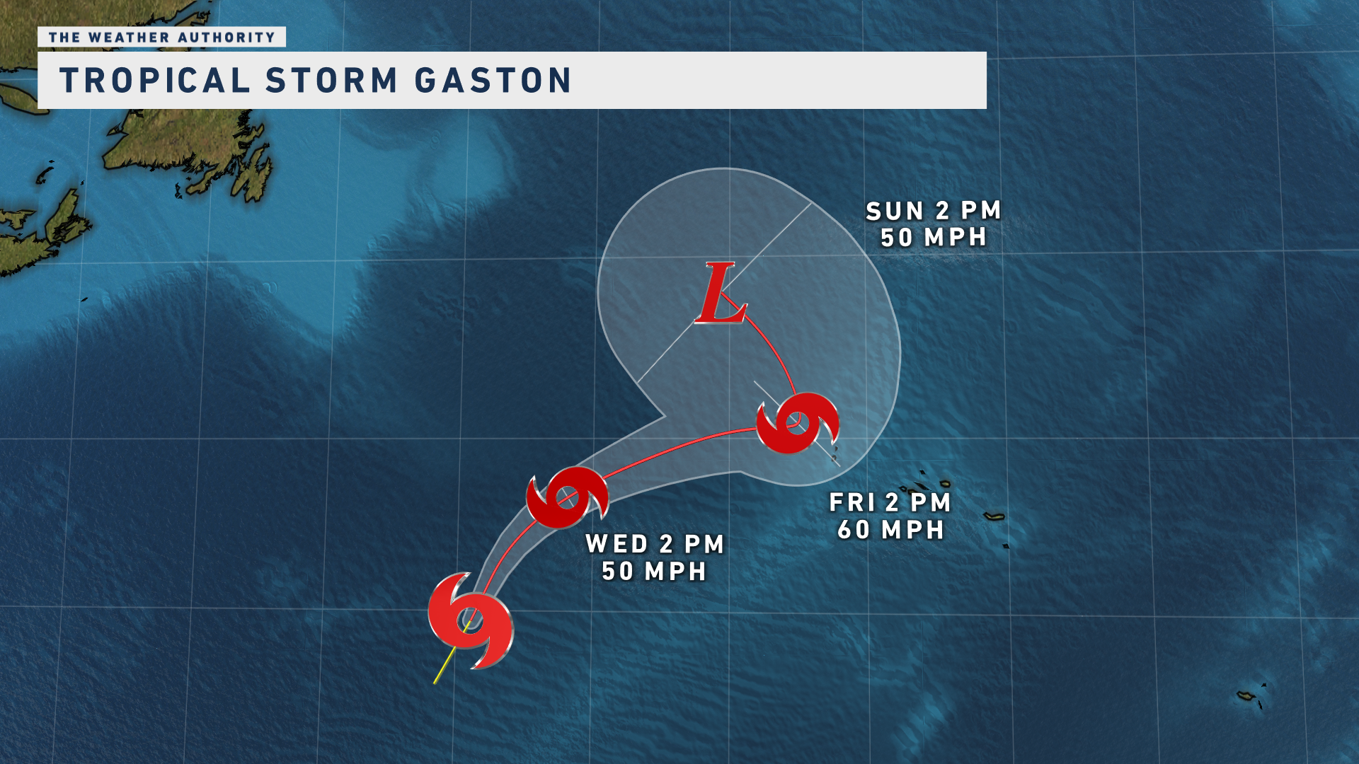 Gaston Forms In The Atlantic; Fiona Becomes First Major Hurricane Of ...