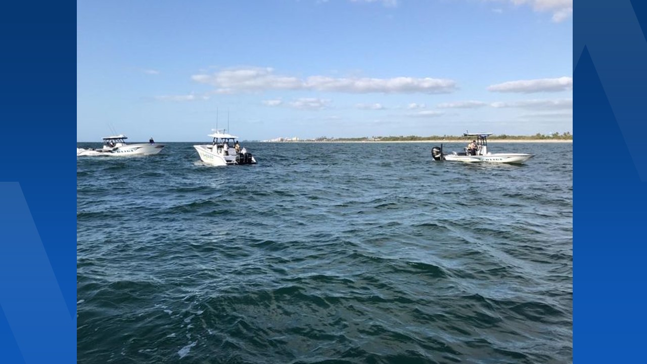 Aerial footage of small plane crash in Gulf of Mexico which killed