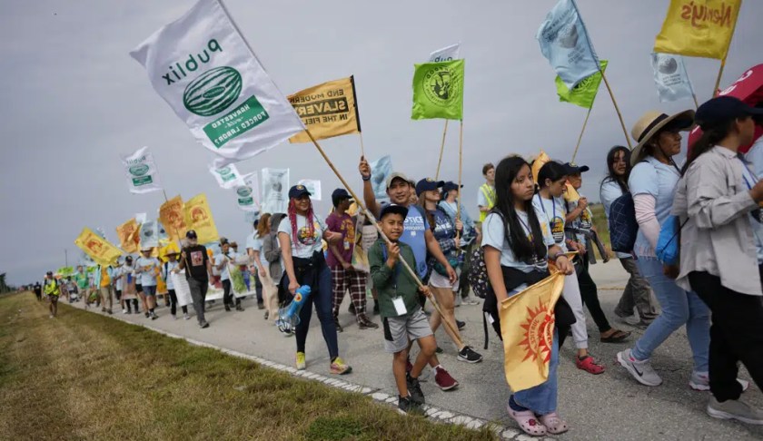 Farmworkers use Florida march to pressure other companies