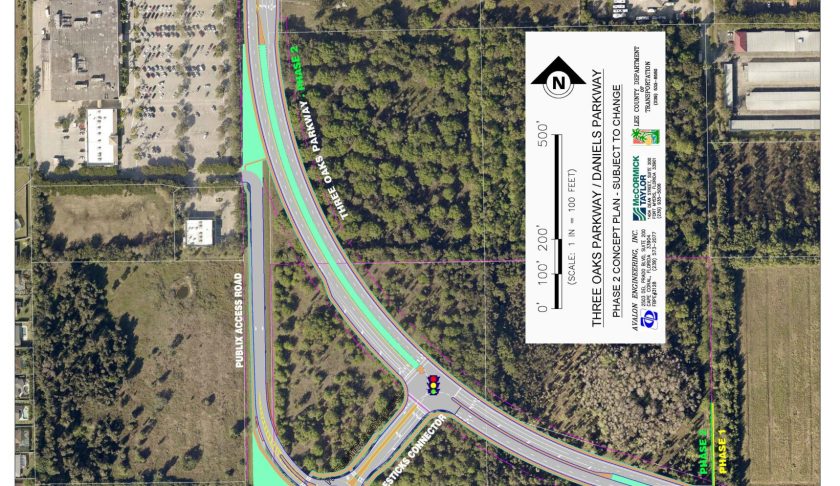 Lee County files for eminent domain of property slated for Three Oaks  Parkway Extension Project