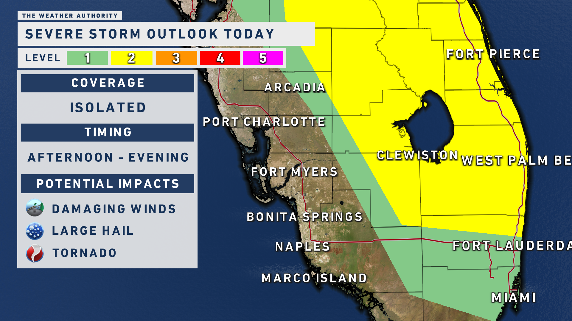 Southwest Florida weather Scattered storms on Monday