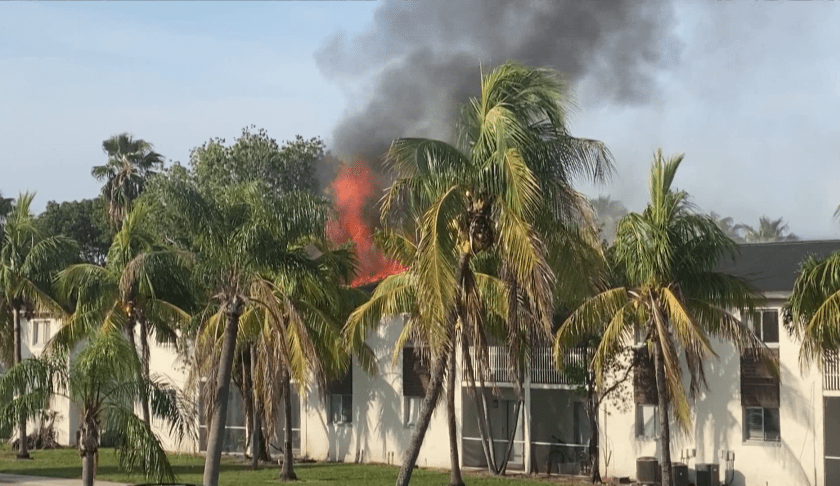 fire displaces children