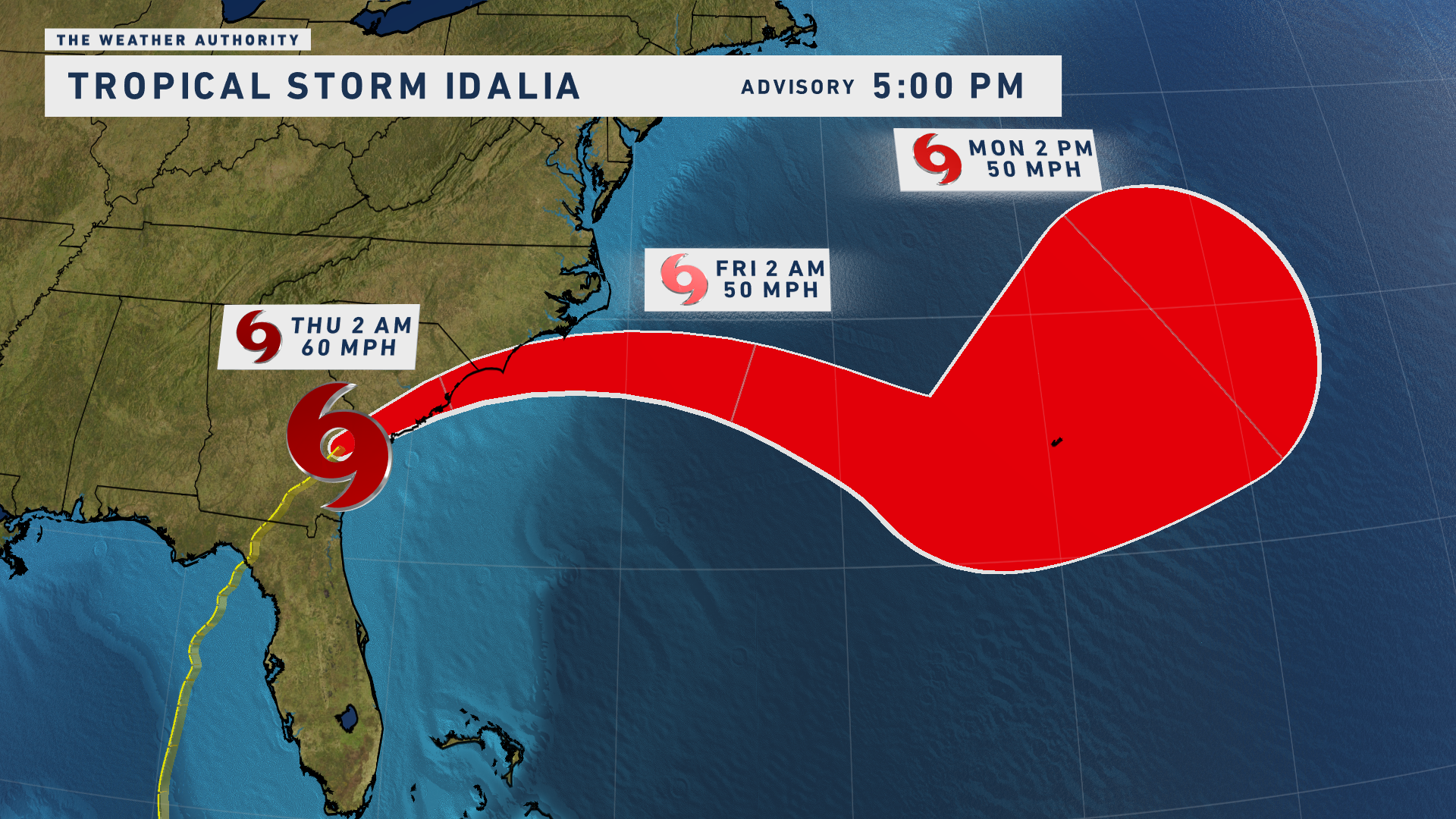 National Hurricane Center to experiment with tropical weather cone in