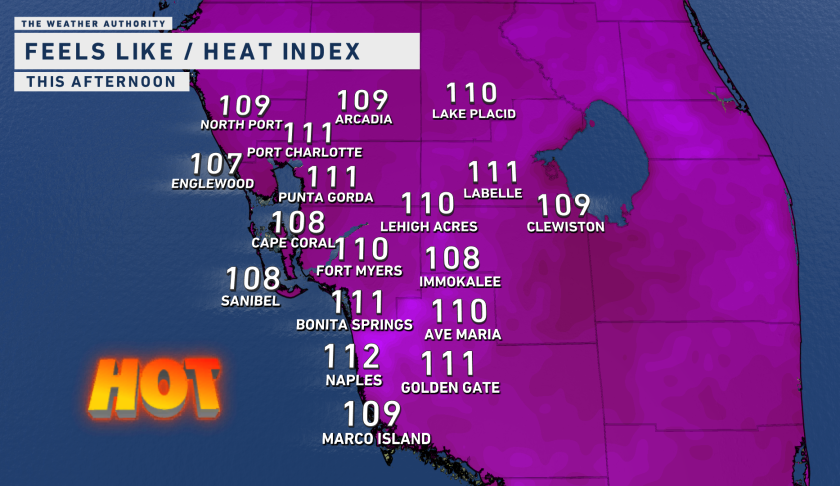 Hot temperatures