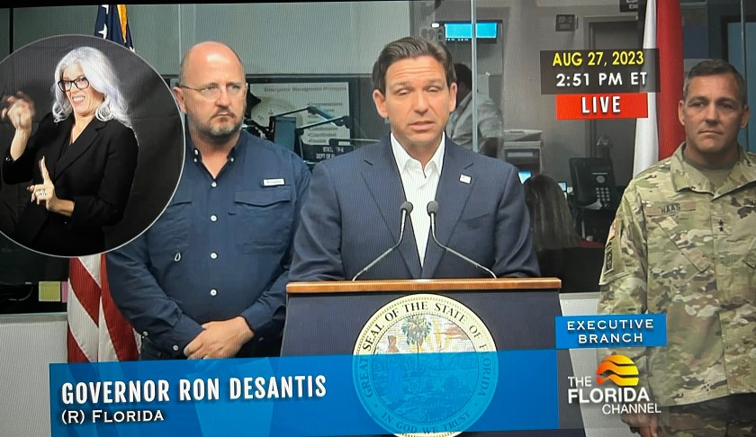 DeSantis declares an emergency with Tropical Storm Ian poised to hit  Florida : NPR