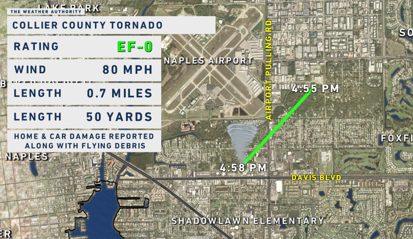 Naples tornado