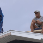 Rick on the roof ends protest after six days on his Fort Myers Beach garage