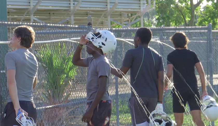 football practice