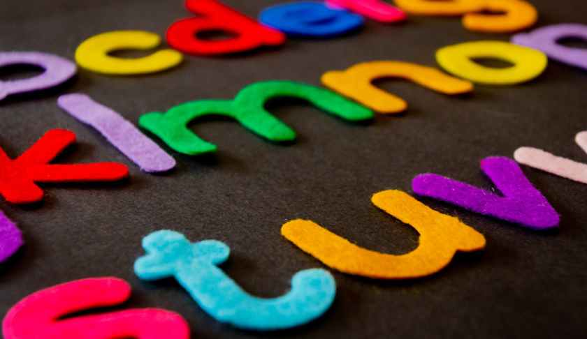 closeup photo of assorted color alphabets