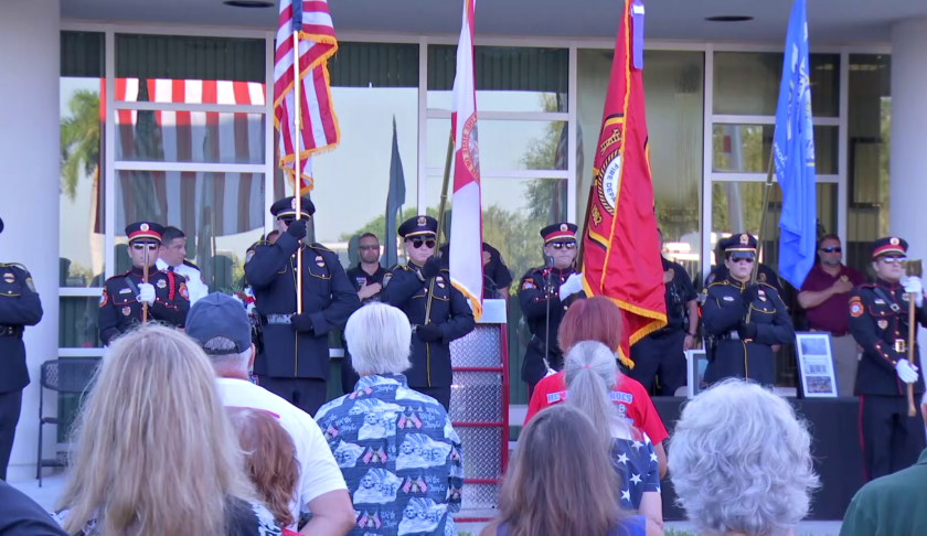 9/11 ceremony in Cape Coral.