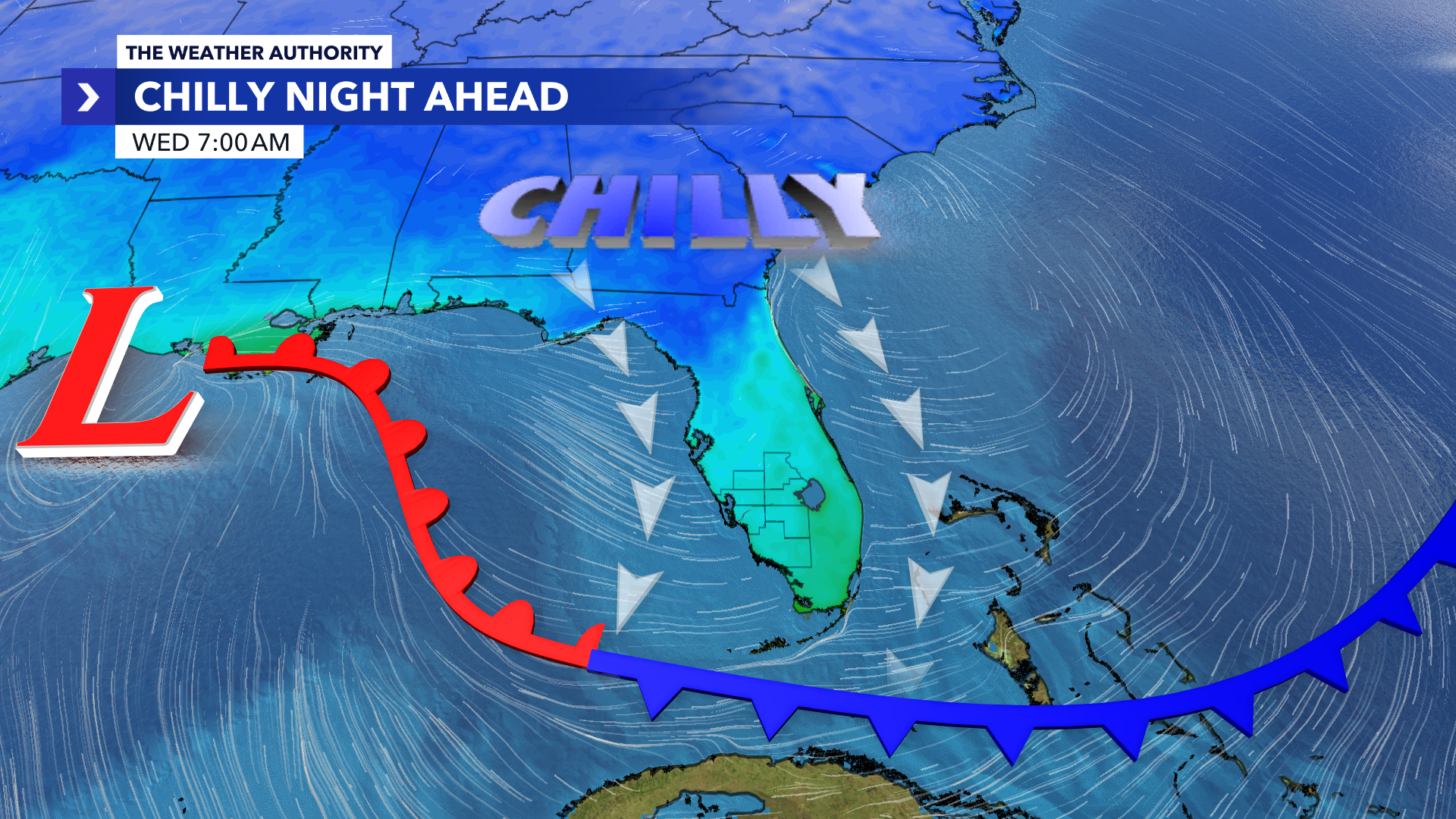 Tracking A Weak Cold Front In Southwest Florida