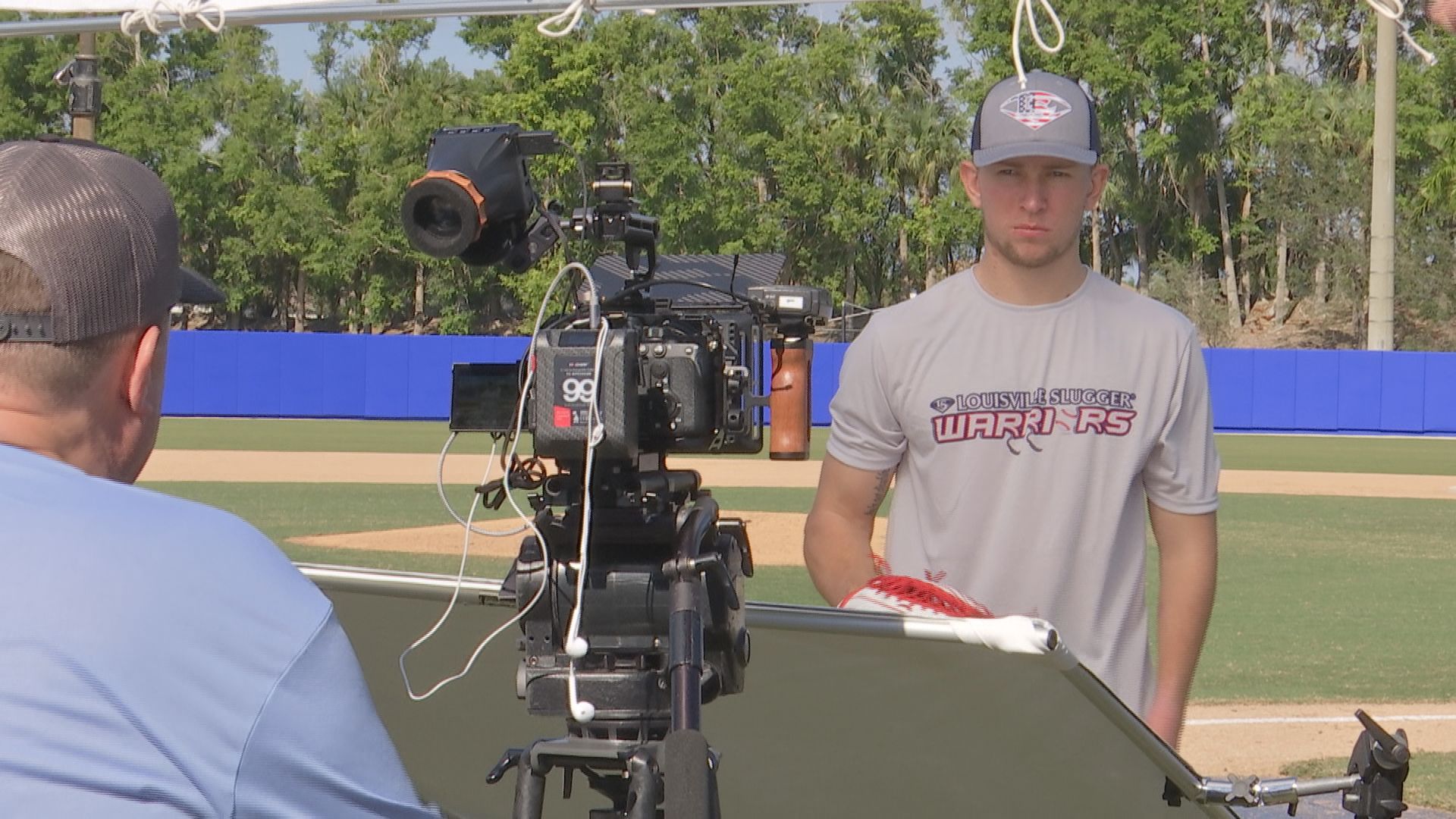 Amputee Baseball Team Filming Documentary At Fgcu