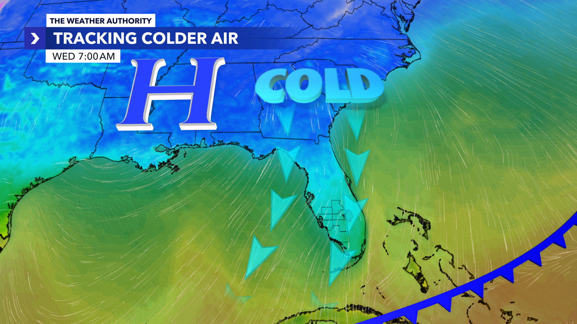 Cold Front Drops Tuesday Morning Temperatures