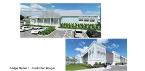 First design option for Cape Coral Yacht Club.