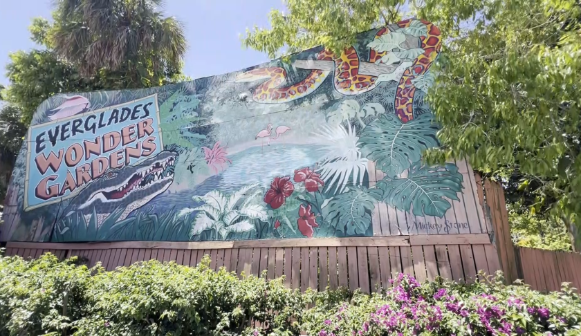 The Wonder Gardens mural